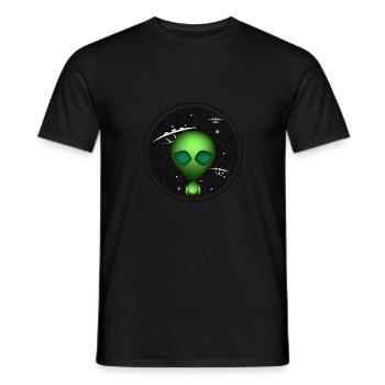 Alien - Männer T-Shirt - Schwarz - Vorne - AI Model Male 178 light (178cm)