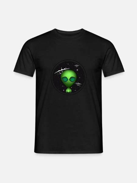 Alien - Männer T-Shirt - Schwarz