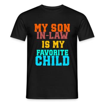 Mon gendre est mon enfant préféré - T-shirt homme - noir - Devant - AI Model Male 178 light (178cm)