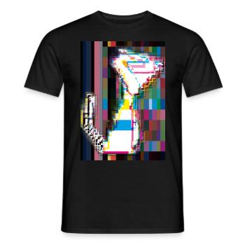 Robo Cat verschiedene Farben 11 - Männer T-Shirt - Schwarz - Vorne - AI Model Male 178 light (178cm)