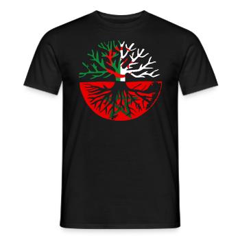 Morocco Algeria My Roots Khawa Khawa - Men's T-Shirt - black - Front - AI Model Male 178 light (178cm)