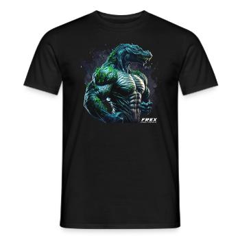 Alligator Bodybuilding Gym Workout - Männer T-Shirt - Schwarz - Vorne - AI Model Male 178 light (178cm)