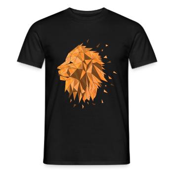 Lion - Men's T-Shirt - black - Front - AI Model Male 178 light (178cm)