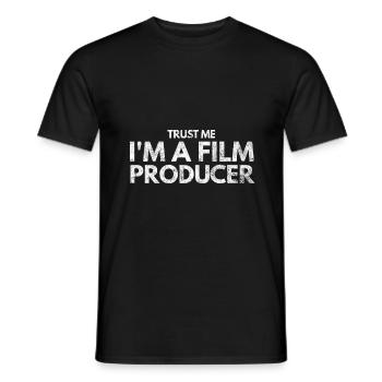Acteur producteur de film film cadeau 3 - T-shirt homme - noir - Devant - AI Model Male 178 light (178cm)