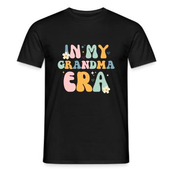 In My Grandma Era – Retro Vibes & Cozy Love - Männer T-Shirt - Schwarz - Vorne - AI Model Male 178 light (178cm)