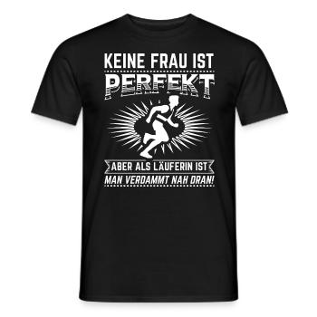 Laufen Läuferin Hobbysportler Musik Sportschuhe - Männer T-Shirt - Schwarz - Vorne - AI Model Male 178 light (178cm)
