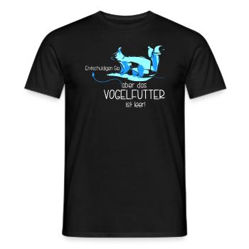 Squirrel squirrel - Men's T-Shirt - black - Front - AI Model Male 178 light (178cm)
