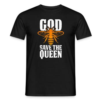 God Save The Queen - T-shirt homme - noir - Devant - AI Model Male 178 light (178cm)