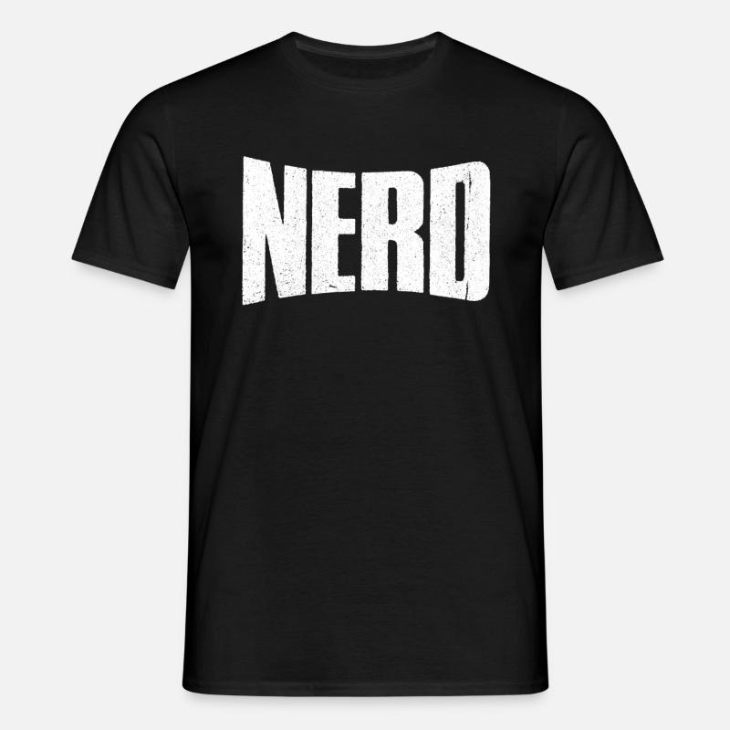 Nerd nerd - Men's T-Shirt - black