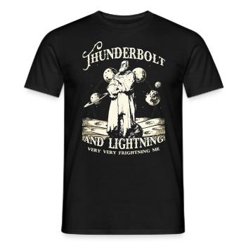 Thunderbolt and Lightning - Männer T-Shirt - Schwarz - Vorne - AI Model Male 178 light (178cm)