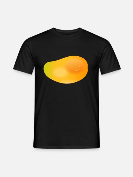 Mango Obst Frucht Essen Gesund Geschenkidee Frisch - Männer T-Shirt - Schwarz