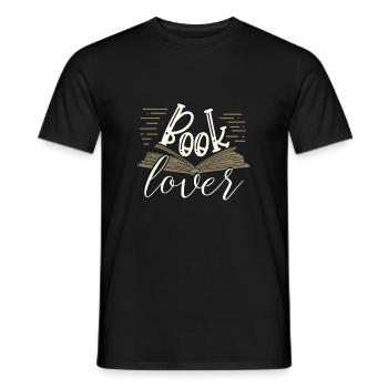 Bibliothécaire Cadeau Amusant Livre Amoureux Idée Cadeau - T-shirt homme - noir - Devant - AI Model Male 178 light (178cm)