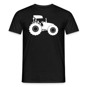 Tracteur tracteur - T-shirt homme - noir - Devant - AI Model Male 178 light (178cm)