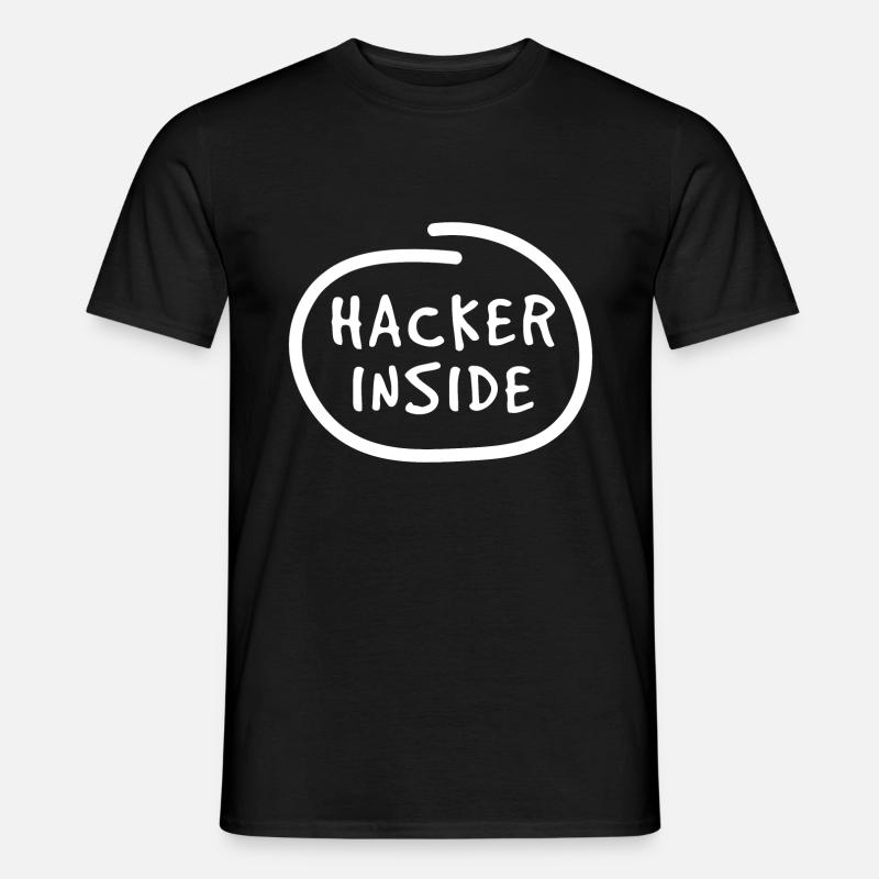 Hacker in mir - Männer T-Shirt - Schwarz