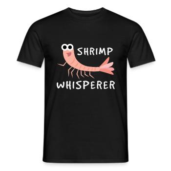 Shrimp whisperer - Men's T-Shirt - black - Front - AI Model Male 178 light (178cm)
