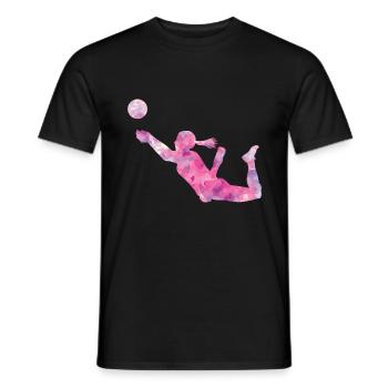 volley-ball - T-shirt homme - noir - Devant - AI Model Male 178 light (178cm)