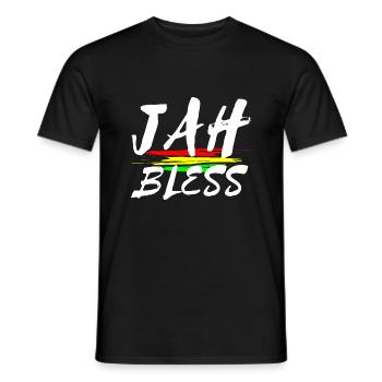 Gott segne - Männer T-Shirt - Schwarz - Vorne - AI Model Male 178 light (178cm)