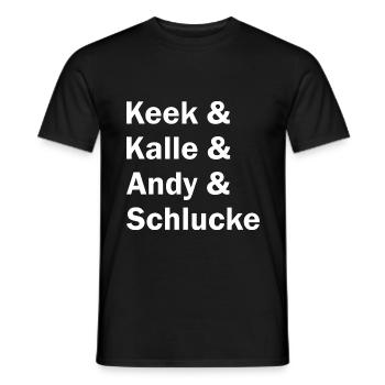 Bang Boom Bang Charakter - Männer T-Shirt - Schwarz - Vorne - AI Model Male 178 light (178cm)