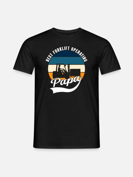 Lagerarbeiter Warenhaus Gabelstaplerfahrer - Männer T-Shirt - Schwarz