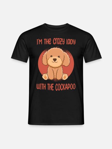 Cockapoo Dog - Men's T-Shirt - black