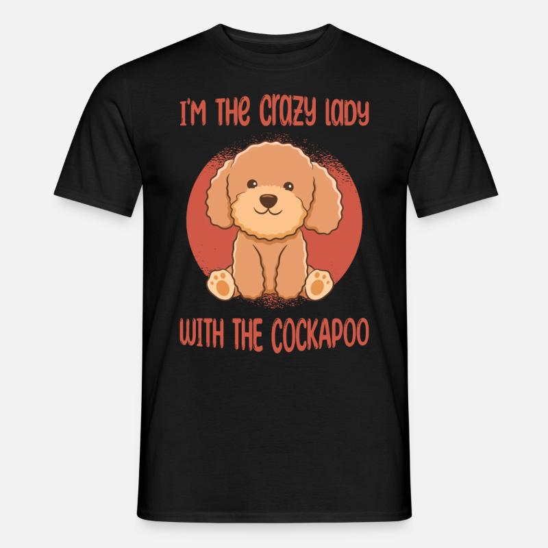 Cockapoo Hund - Männer T-Shirt - Schwarz