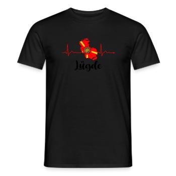 Lipperland Ostwestfalen Lippe Lügde - Männer T-Shirt - Schwarz - Vorne - AI Model Male 178 light (178cm)