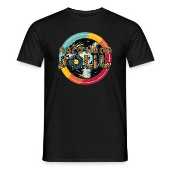 Northern Soul Vintage - T-shirt homme - noir - Devant - AI Model Male 178 light (178cm)