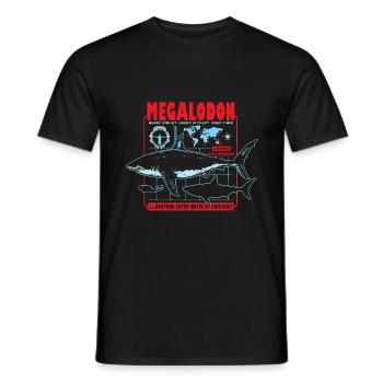 23F 0373 bk - Men's T-Shirt - black - Front - AI Model Male 178 light (178cm)