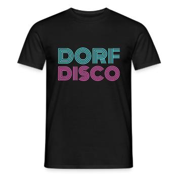 Dorf Disco Legenden Ackerparty - Männer T-Shirt - Schwarz - Vorne - AI Model Male 178 light (178cm)
