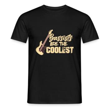 Bassiste cool - T-shirt homme - noir - Devant - AI Model Male 178 light (178cm)
