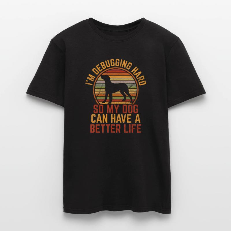 Debugging Hard Programmeurs Développeur et Coder T-shirt homme