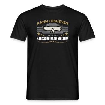 Karosseriebau Meister - Männer T-Shirt - Schwarz - Vorne - AI Model Male 178 light (178cm)