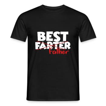 Cadeau drôle pour le papa papa papa humour - T-shirt homme - noir - Devant - AI Model Male 178 light (178cm)