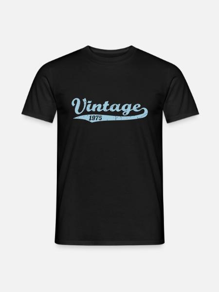 Vintage 1975 - Men's T-Shirt - black