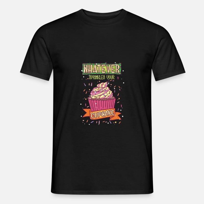Whatever Sprinkles Your Cupcake Chef - Men’s T-shirt - black