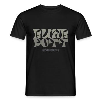 Ruhrpott Recklinghausen - Männer T-Shirt - Schwarz - Vorne - AI Model Male 178 light (178cm)
