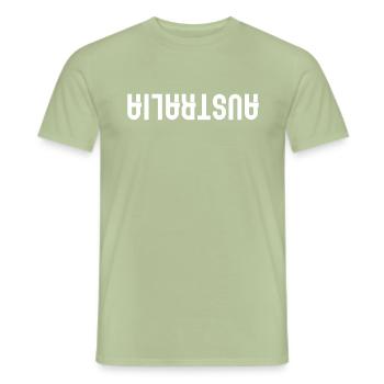 Aussie Australia - Men's T-Shirt - sage - Front - AI Model Male 178 light (178cm)