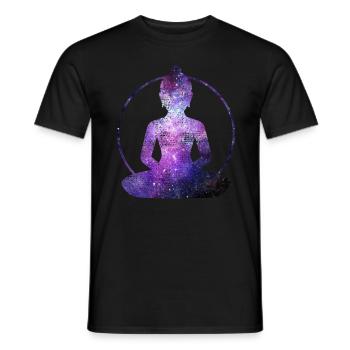 BUDDHA - Männer T-Shirt - Schwarz - Vorne - AI Model Male 178 light (178cm)
