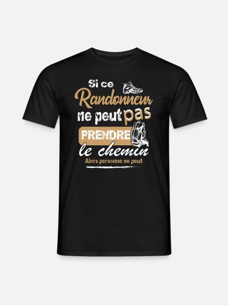 Randonneur - T-shirt homme - noir
