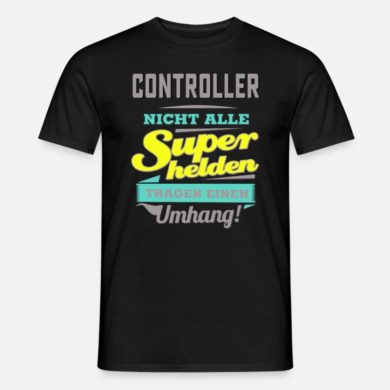NEON Design für Superhelden - Controller - - Männer T-Shirt - Schwarz