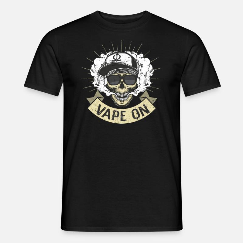 Cloud Chaser - Vaping Gangster - Vape On - Männer T-Shirt - Schwarz