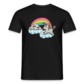 Un poison amoureux de paresse empoisonné giftidea - T-shirt homme - noir - Devant - AI Model Male 178 light (178cm)