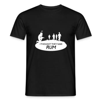 Cadeaux Jogging Courses Drôles de sort Marathon - T-shirt homme - noir - Devant - AI Model Male 178 light (178cm)