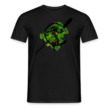 Japanischer Bonsai Miniatur Baum Gärtner Geschenk - Männer T-Shirt - Schwarz - Vorne - AI Model Male 178 light (178cm)