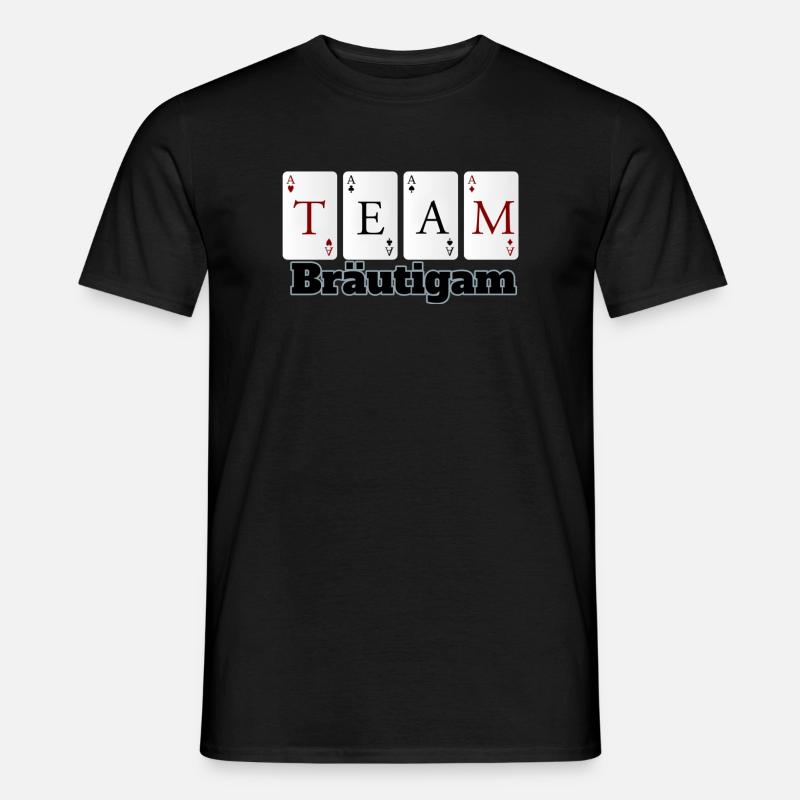 Junggeselle - Männer T-Shirt - Schwarz