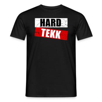 Dur tekk - T-shirt homme - noir - Devant - AI Model Male 178 light (178cm)
