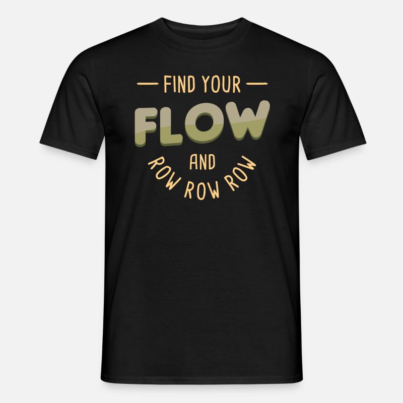 Rangée Rangée Rangée - T-shirt homme - noir