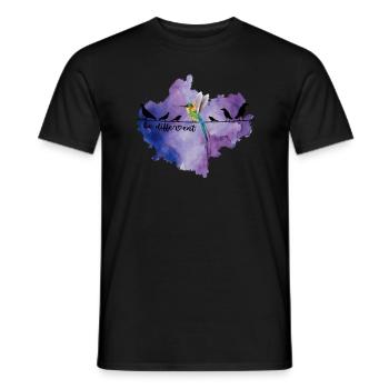 Be Different Sweet Bird Colibri Be Different Saying - Men's T-Shirt - black - Front - AI Model Male 178 light (178cm)