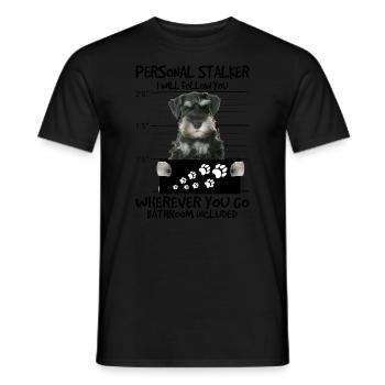 Moustache - T-shirt homme - noir - Devant - AI Model Male 178 light (178cm)