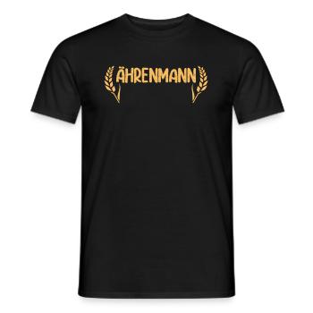 Ährenmann Geschenk Bauer Landwirt - Männer T-Shirt - Schwarz - Vorne - AI Model Male 178 light (178cm)